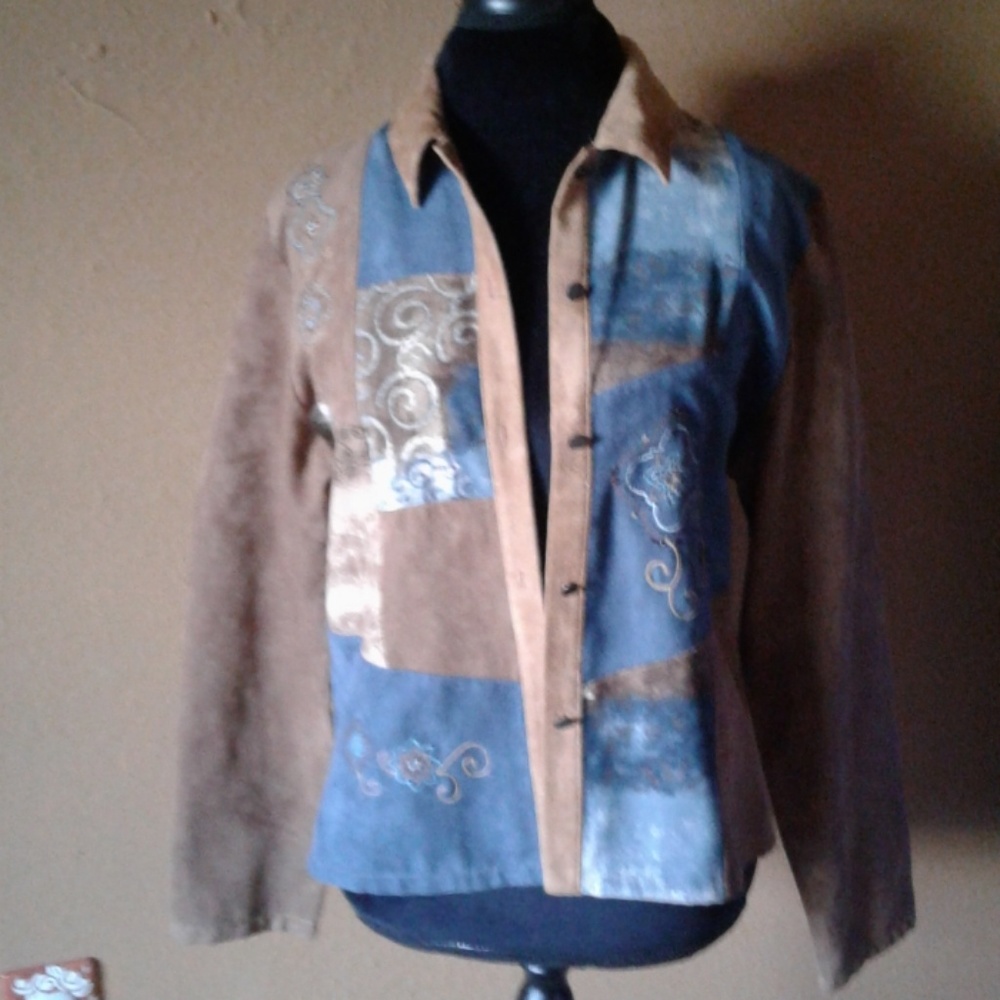 Napa Valley faux suede Blazer.. Southwest Design